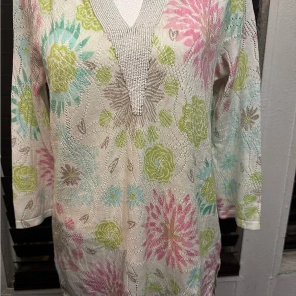 Sigrid Olsen Cream Knit Top - Picture 2 of 13